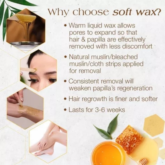 GiGi All Purpose Honee Hair Removal Soft Wax for All Skin and Hair Types, 14 oz - Picture 4 of 8